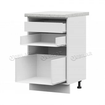Корпус шкаф нижний STEND ШН2ВЯ 500 белый