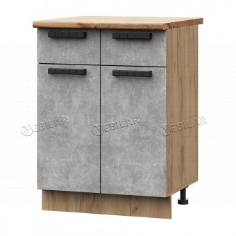 Шкаф нижний Альфа ШН1Я 600-М корпус крафт Шкаф нижний Альфа ШН1Я 600-М корпус крафт