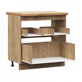 Корпус шкаф нижний STEND ШНМ 2Я 800 крафт