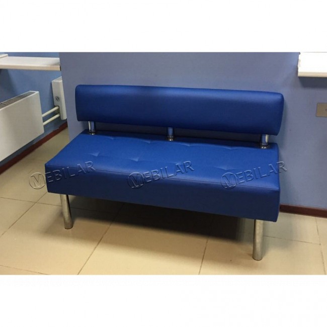 Диван офисный Business 140x80 синий Диван офисный Business 140x80 синий