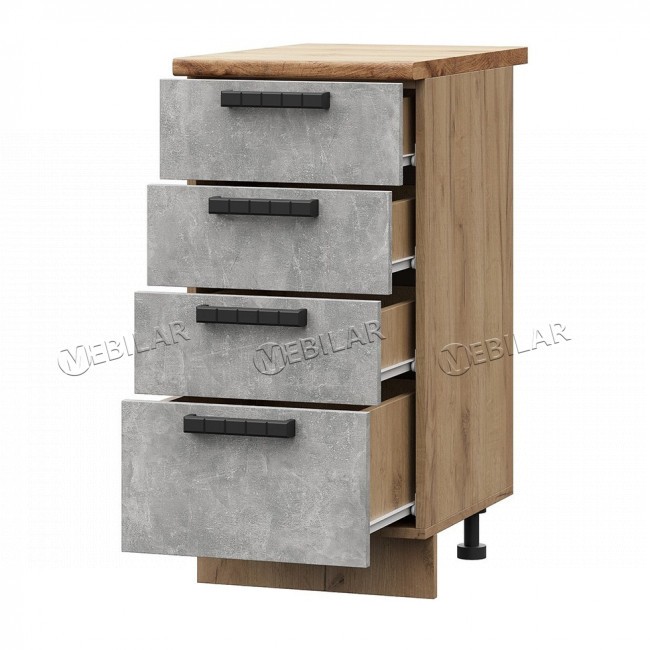 Корпус шкаф нижний STEND ШН4Я 400 крафт
