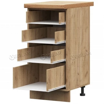 Корпус шкаф нижний STEND ШН4Я 400 крафт